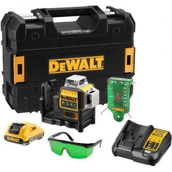 ΑΛΦΑΔΙ LASER DEWALT DCE089D1G ΠΡΑΣΙΝΗΣ ΔΕΣΜΗΣ 3Χ360 ΑΛΦΑΔΙ LASER DEWALT DCE089D1G ΠΡΑΣΙΝΗΣ ΔΕΣΜΗΣ 3Χ360
