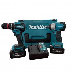 Makita Promo Kit DLX2359TJ1 – Κρουστικό δραπανοκατσάβιδο DHP484 + το μπουλονόκλειδο DTW300 μαζί