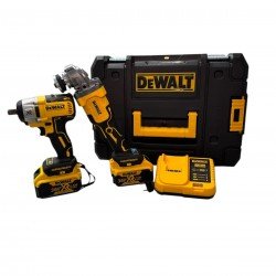 Dewalt Σετ Γωνιακός Τροχός & Μπουλονόκλειδο 36V με 2 Μπαταρίες 8Ah και Θήκη
