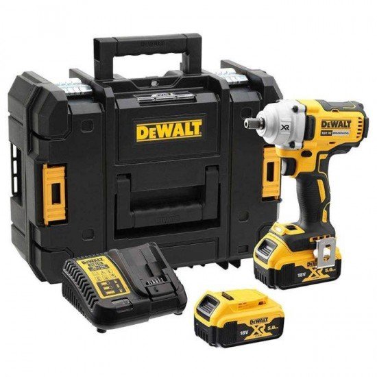 Dewalt DCF891P2T – Μπουλονόκλειδο Μπαταρίας 1/2” 18V 2x8Ah σε Βαλίτσα T-Stak II Dewalt DCF891P2T – Μπουλονόκλειδο Μπαταρίας 1/2” 18V 2x8Ah σε Βαλίτσα T-Stak II